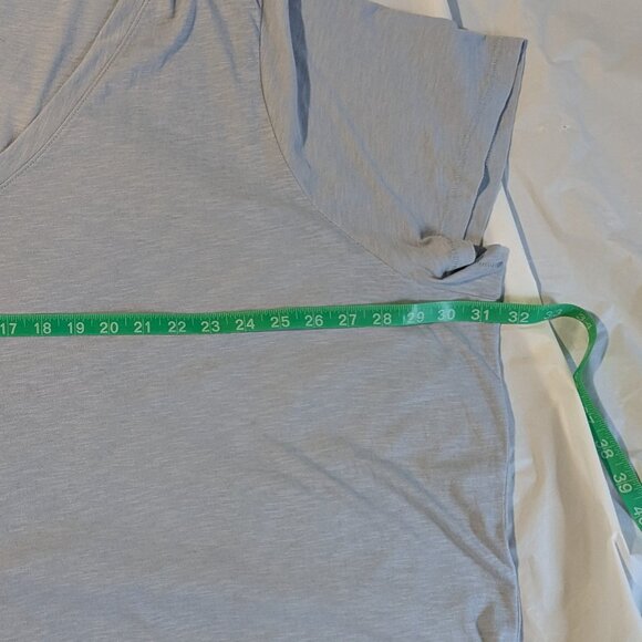 NWT Madewell Gray Blue Tee Shirt, Size 4X - Picture 8 of 9